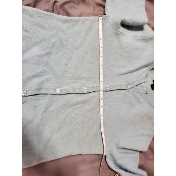 Privé Cashmere Women’s Sweater Set Size Small – Cardigan & Shell Light Blue - Picture 5 of 11